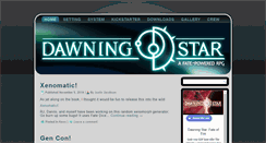 Desktop Screenshot of dawningstar.com