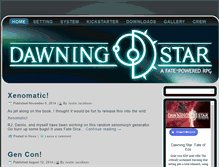 Tablet Screenshot of dawningstar.com